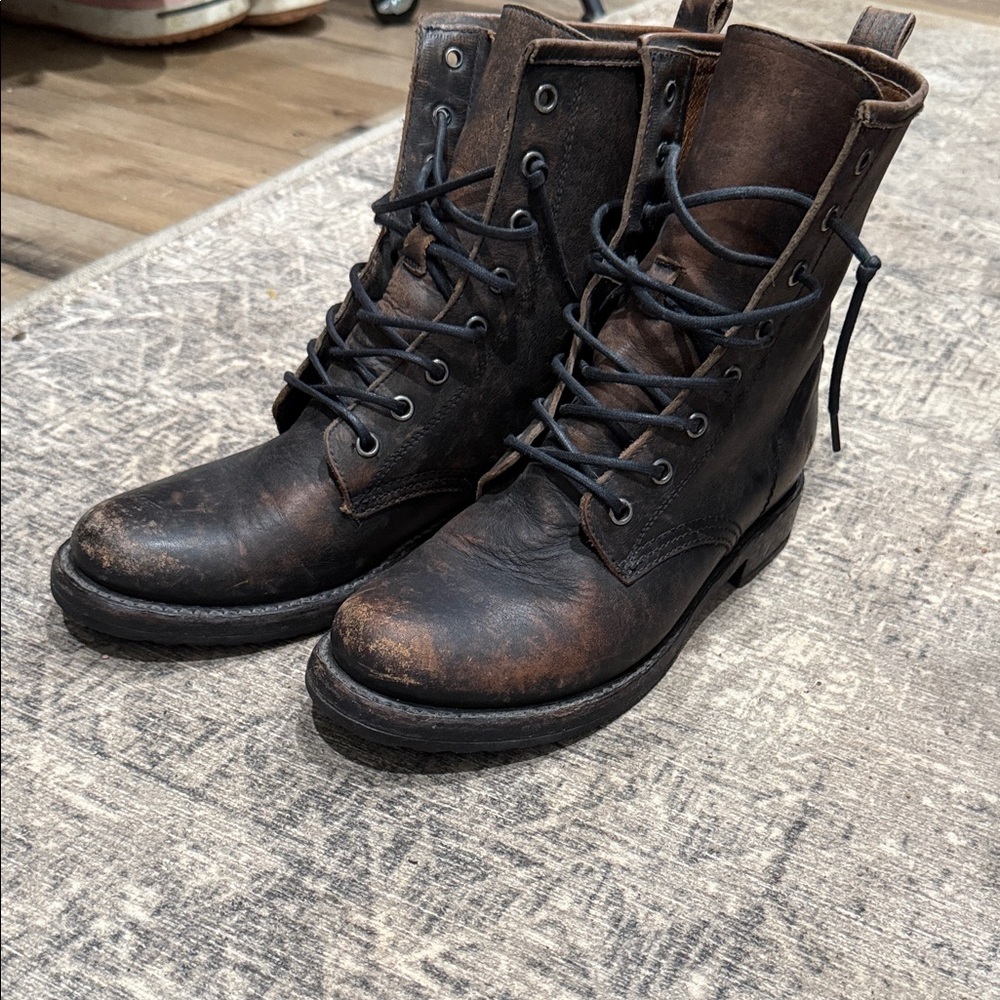 Frye Veronica Combat Boots